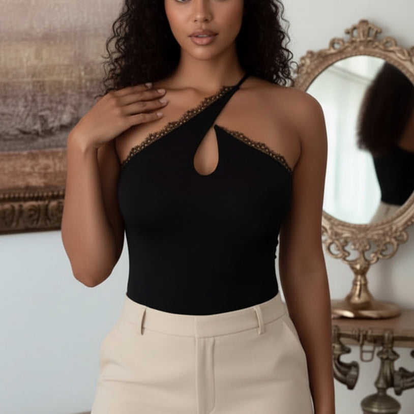 Jessica Bara Jiji Halter Bodysuit