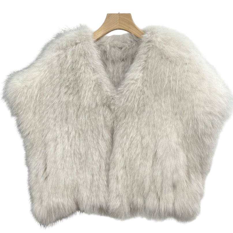 Jessica Bara Selma Fur Vest