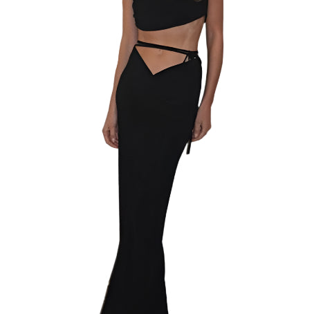 Jessica Bara Katnira Top and Maxi Skirt Two Piece Set