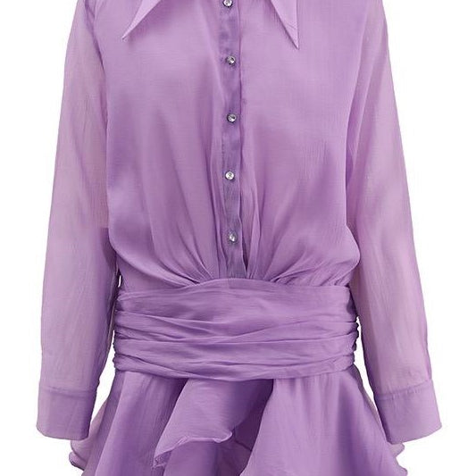 Jessica Bara Vivianne Blouse Mini Dress