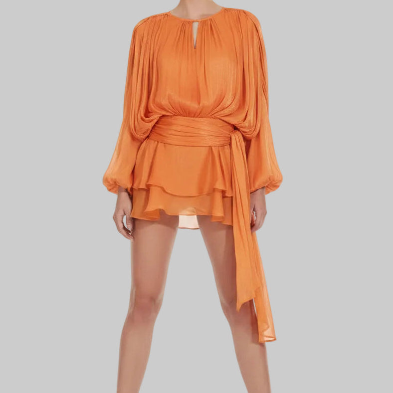 Jessica Bara Endel Long Sleeve Mini Dress