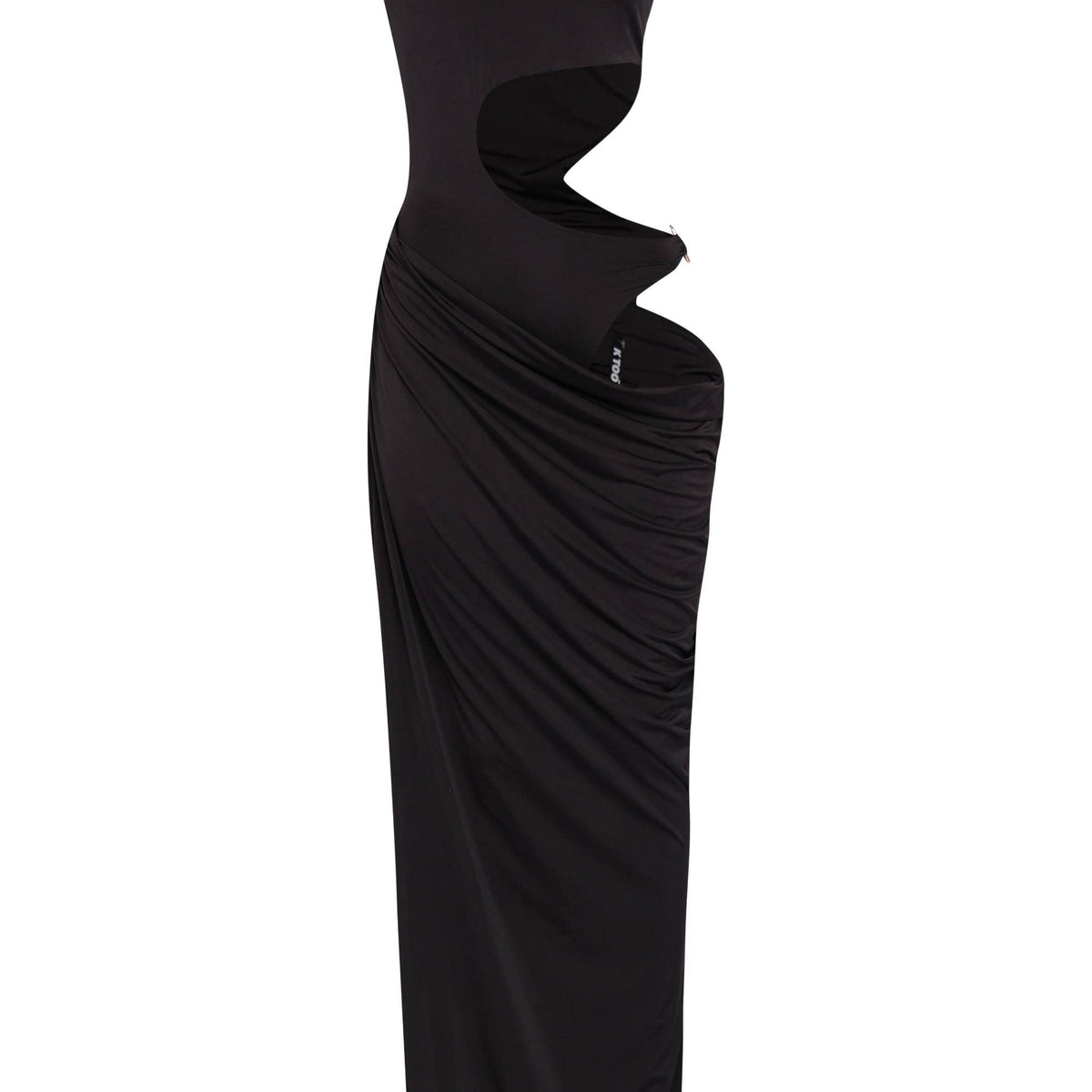 Jessica Bara Nia Asymmetric Cut-Out Maxi Dress