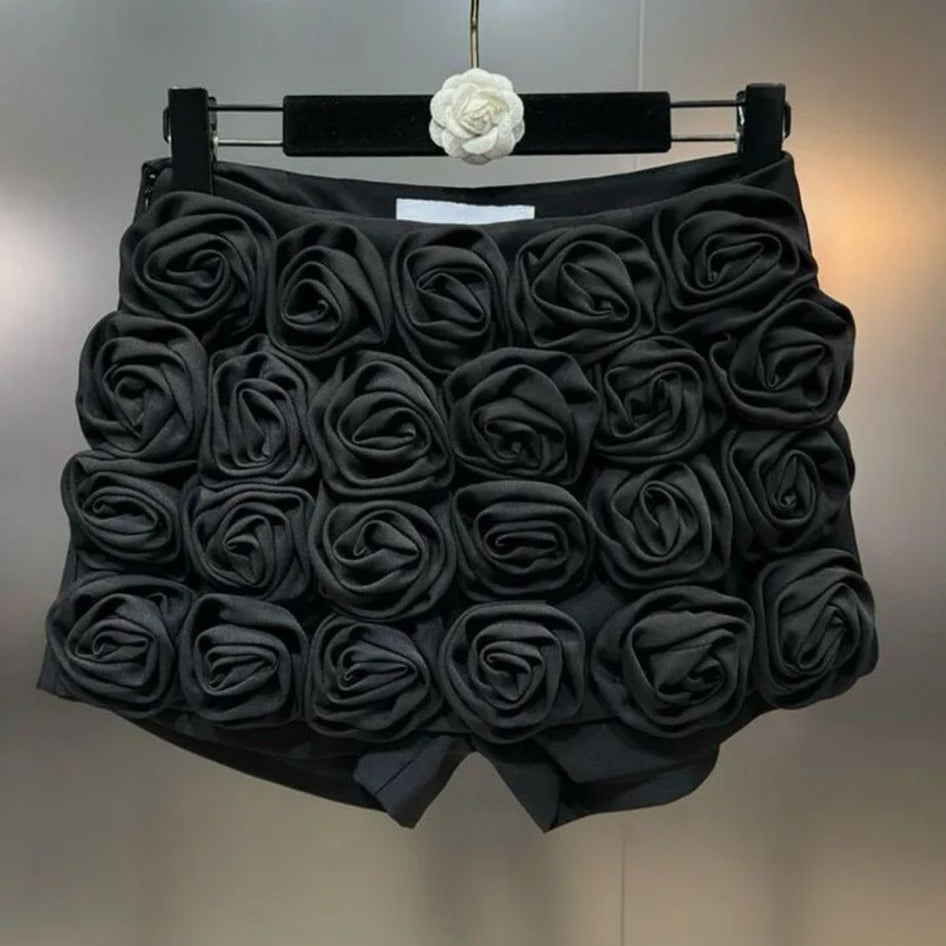 Jessica Bara Florine Flower High Waisted Shorts
