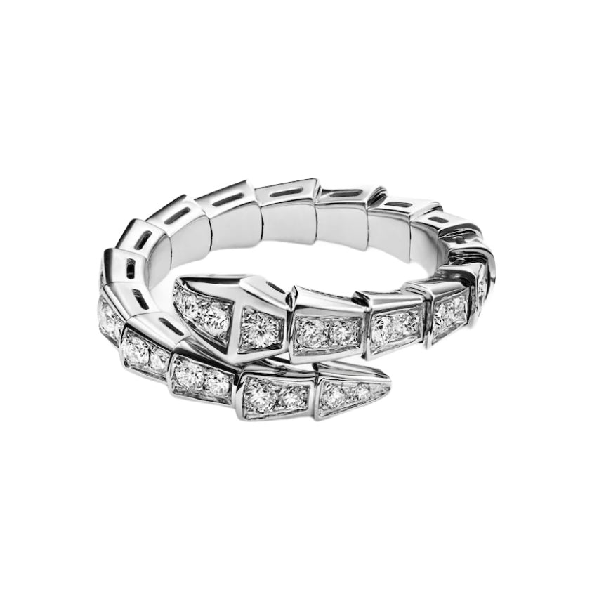 Jessica Bara Samantha Snake Rhinestone Ring