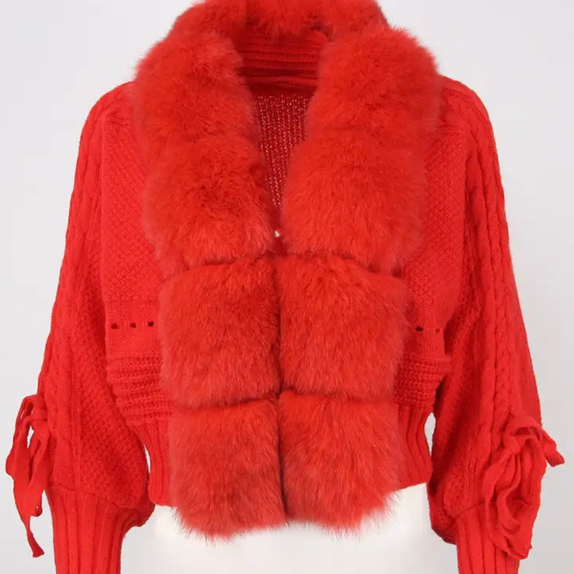 Jessica Bara Sofiya Knitted Coat