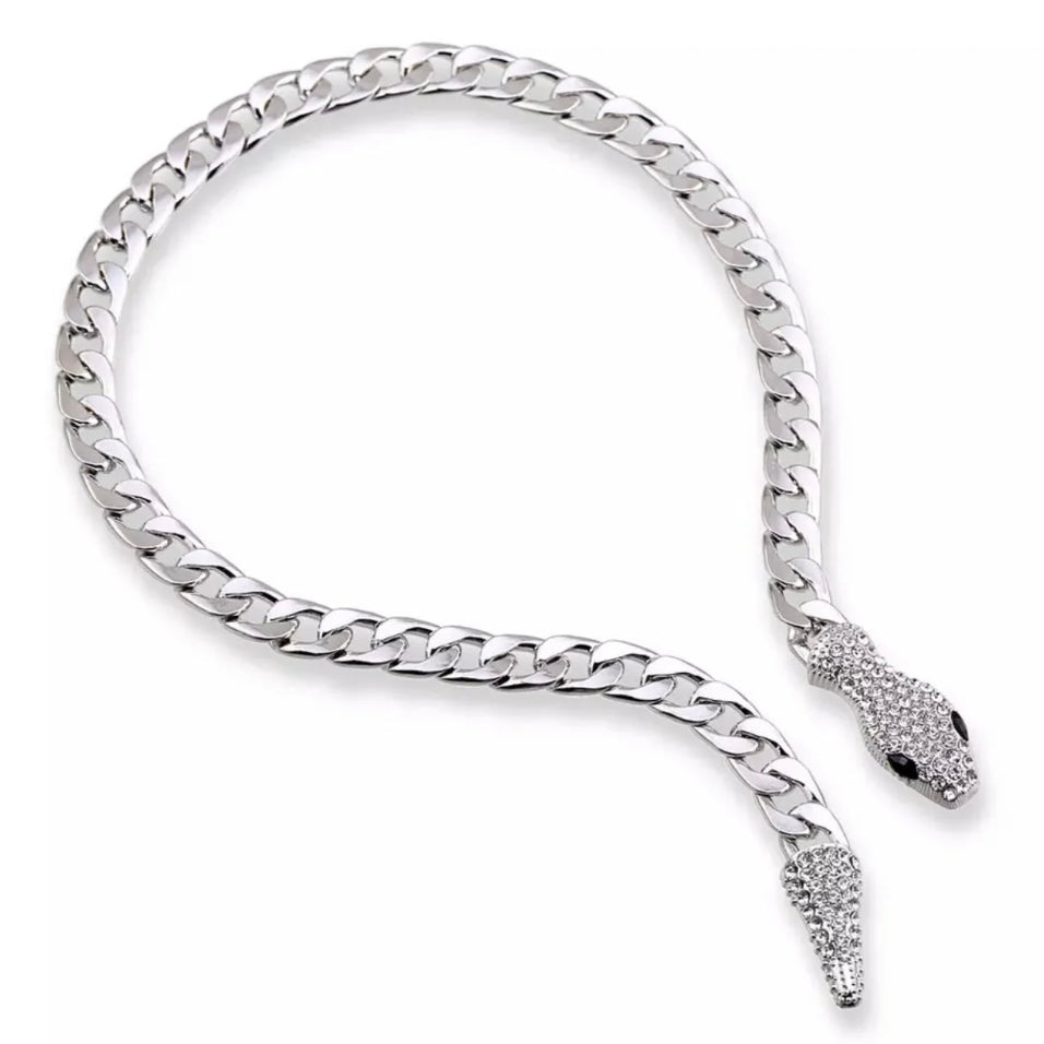 Jessica Bara Sophia Snake Chain Necklace