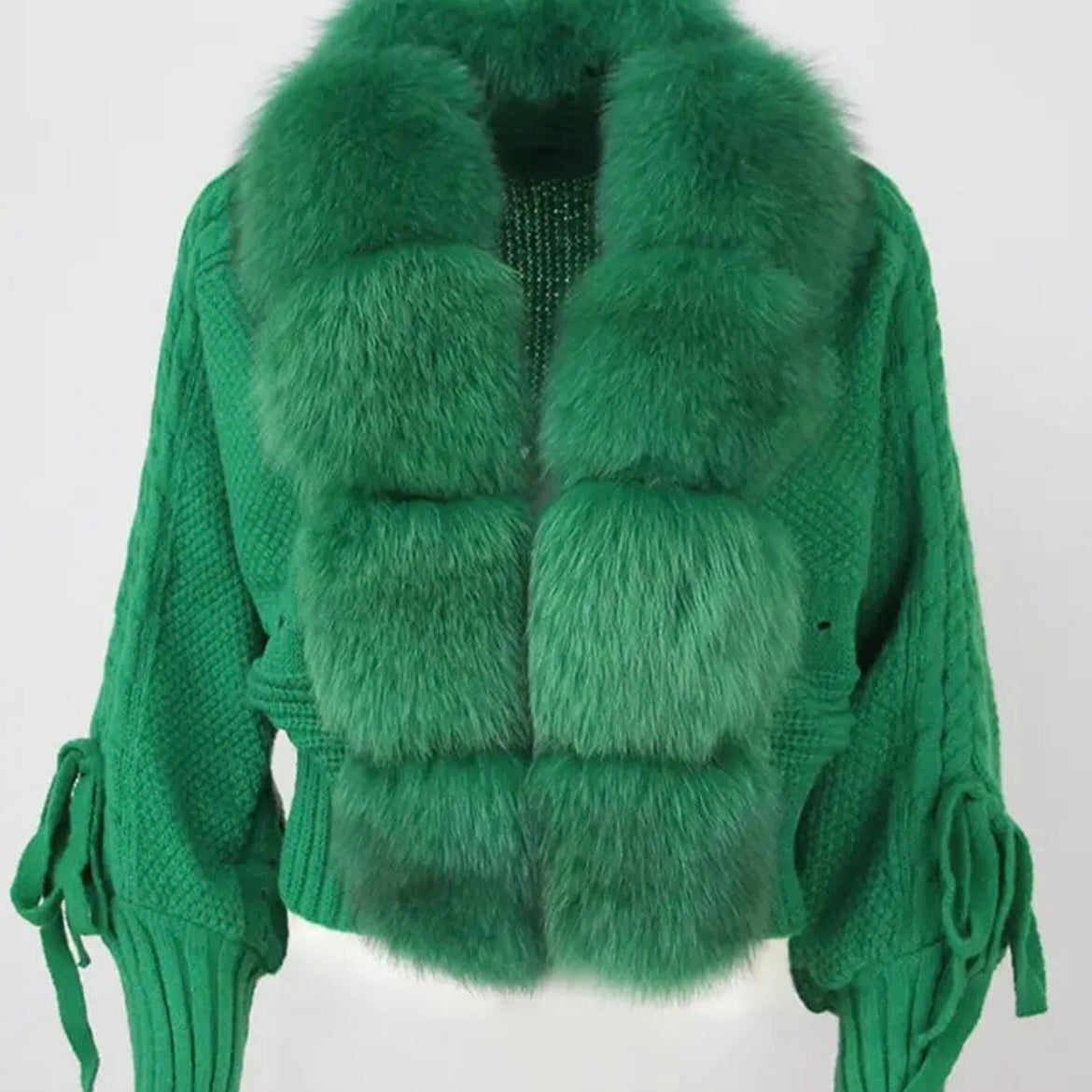 Jessica Bara Sofiya Knitted Coat