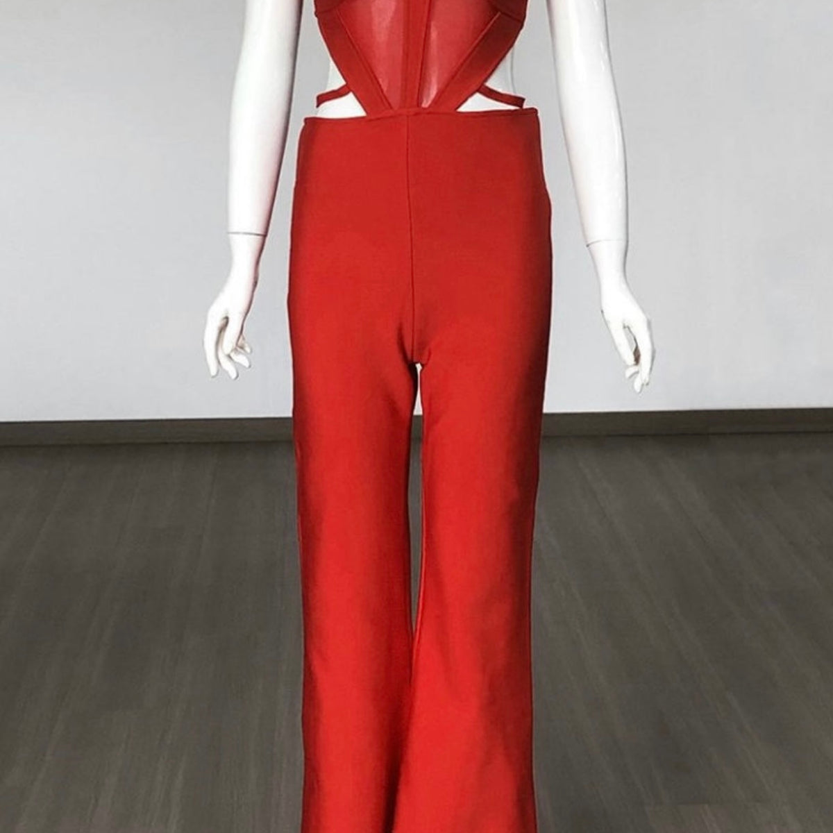 Jessica Bara Lusia Bandage Cut Out Jumpsuit As Seen On Teresa Giudice