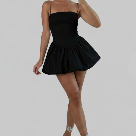 Jessica Bara Andera Flare Mini Dress