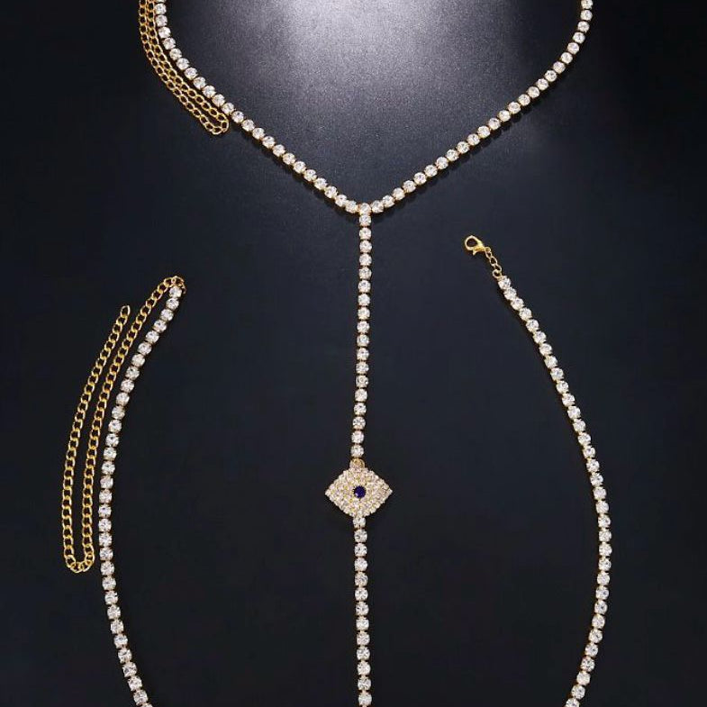 Jessica Bara Ekira Evil Eye Body Chain