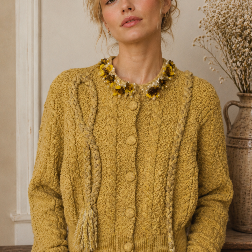 Jessica Bara Famela Knit Cardigan