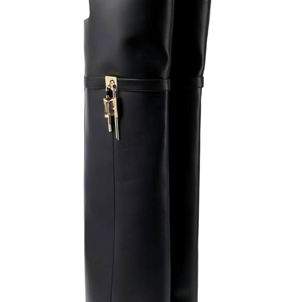 Jessica Bara Irowa Leather Cuffed Knee Boot