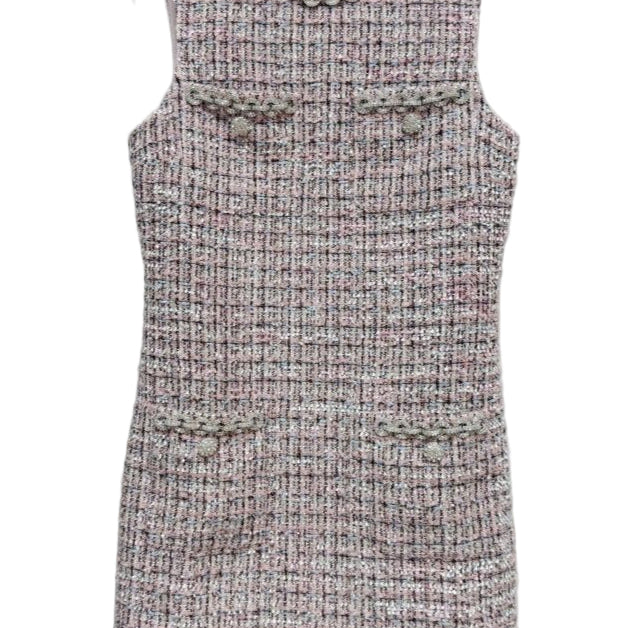Jessica Bara Loralie Tweed Mini Dress