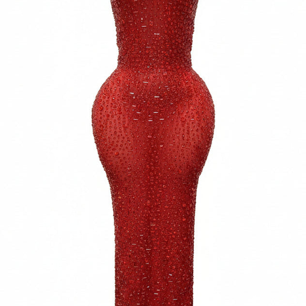 Jessica Bara Marilyn Crystal Maxi Dress