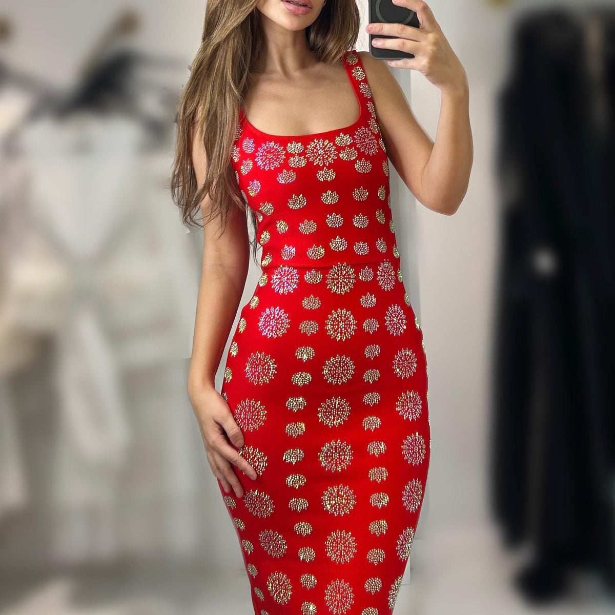 Jessica Bara Reese Bodycon Maxi Dress