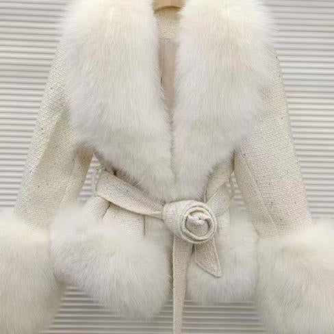 Jessica Bara Shaliyah 2 Fur Coat