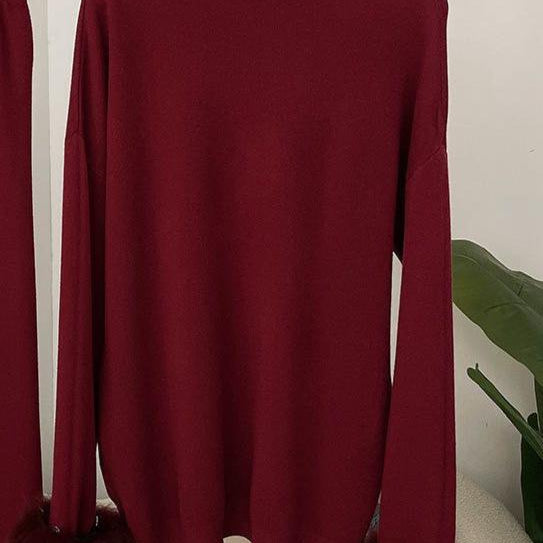 Jessica Bara Shesen Turtle Neck Knitted Fur Top and Pants Two Piece Set