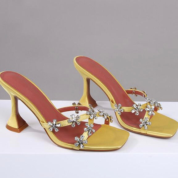 Jessica Bara Sydney Flower Open Toe Heel