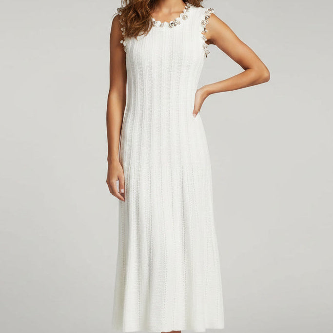 Jessica Bara Rekisha Knit Maxi Dress