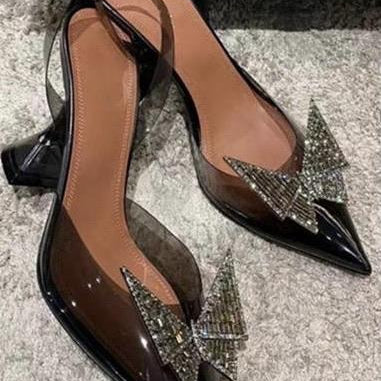 Jessica Bara Brenda Butterfly Clear Heel