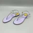 Jessica Bara Solita Flat Rhinestone Strap Sandals
