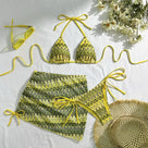 Jessica Bara Aurelia Printed Bikini Three Piece Set