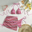 Jessica Bara Aurelia Printed Bikini Three Piece Set