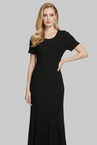 Jessica Bara Leika Knit Maxi Dress