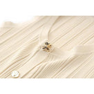 Jessica Bara Pammela Gold Button Maxi Dress