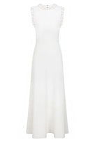 Jessica Bara Reza 2 Pearl Beaded Maxi Dress