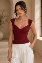 Jessica Bara Ellie Bandage Top