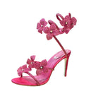 Jessica Bara Aliya Flower Wrap Around Sandal Heel