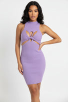 Jessica Bara Rezvera Cut Out Mini Dress