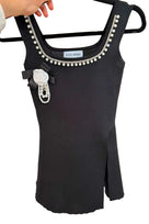 Jessica Bara Reka Pearl Beaded Flower Top