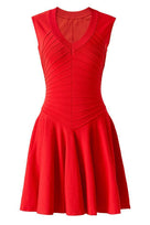 Jessica Bara Catria Knit Flare Mini Dress