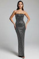 Jessica Bara Amethyst Sequin Gown