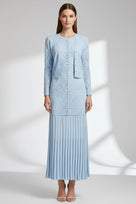 Jessica Bara Vena Maxi Dress with Cardigan Set