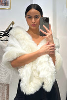 Jessica Bara Pina Faux Fur Shrug