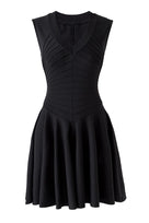 Jessica Bara Catria Knit Flare Mini Dress