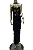 Jessica Bara Ashirani Crystal Choker Maxi Dress