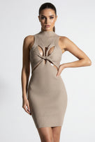 Jessica Bara Rezvera Cut Out Mini Dress