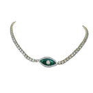 Jessica Bara Afana Evil Eye Choker Necklace