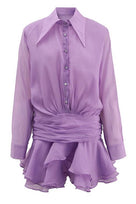 Jessica Bara Vivianne Blouse Mini Dress