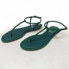Jessica Bara Solita Flat Rhinestone Strap Sandals