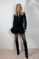Jessica Bara Vivianne Blouse Mini Dress