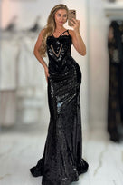 SALE Jessica Bara Zaraya Sequin Gown