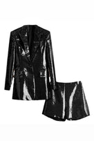 Jessica Bara Deravie Blazer and Shorts Two Piece Set