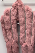 Jessica Bara Daria Fur Crystal Shawl