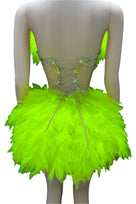 Jessica Bara Veana Tulle Crystal Mini Dress