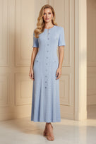 Jessica Bara Zarave Knit Maxi Dress